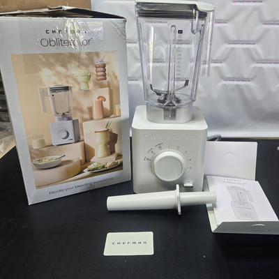 Chefman Obliterator 48 oz Countertop Blender f Smoothies, Mixer Ice Drinks