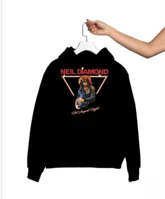 Hot August Night 70s Neil Diamond Graphic Print Sweatshirt Hoodie S M L XL 234XL