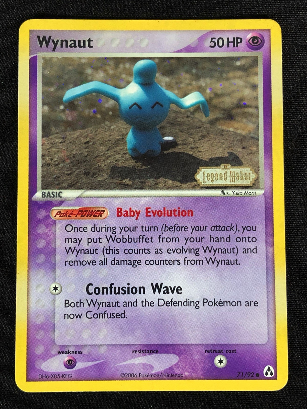 Pokemon Wynaut 71/92 Stamped Holo (LP)
