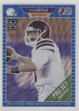 2021 Leaf Pro Set Metal Blue Wave 30/50 KJ Costello #49 Rookie RC qf8