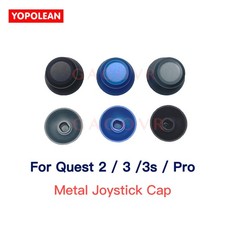 1 Pair Metal Analog Joystick Caps Repair For Meta Oculus Quest 2 Quest 3/Pro