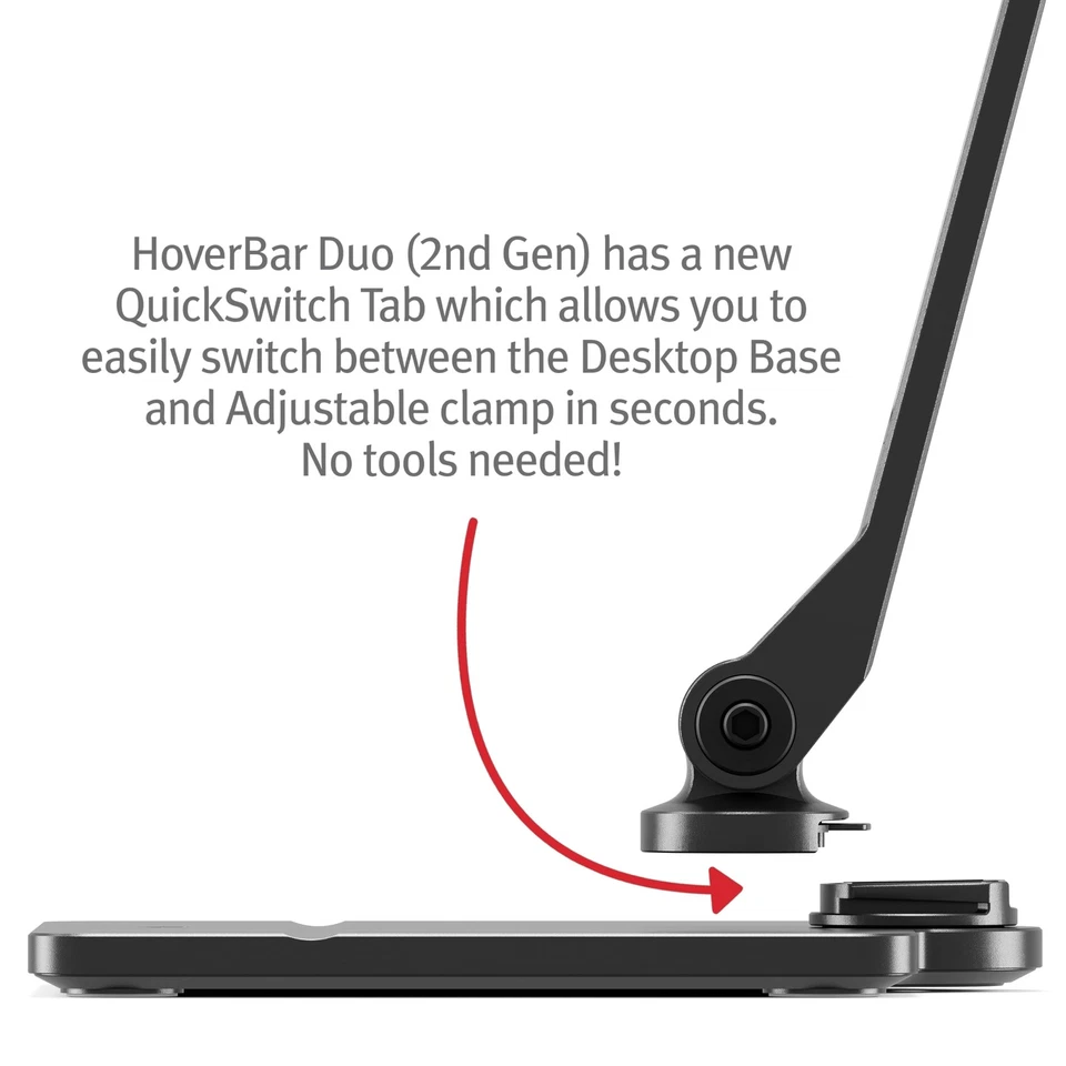 HoverBar Duo iPad Stand (2nd Gen) - Adjustable Tablet Stand for Desk with Wei... - Image 3 of 4