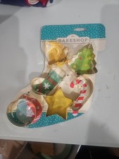 Cookie Cutters from The Bake Shop Set Of 6 Stainless, New
