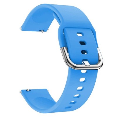 Universal Silicone Watch Band Replacement, 20mm Soft Straps 20mm, Blue 