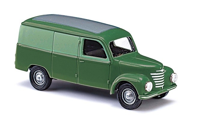 Busch 8672 - 1/120 / TT Framo V901/2 Van, Green/Light Green - New