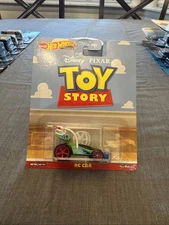 Hot Wheels Premium Replica Entertainment Toy Story RC Car Green Real Riders 2022