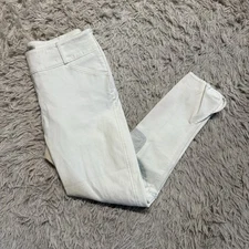 Women’s Size 28 White Tailored Sportsman Knee Patch Horseback Riding Breeches