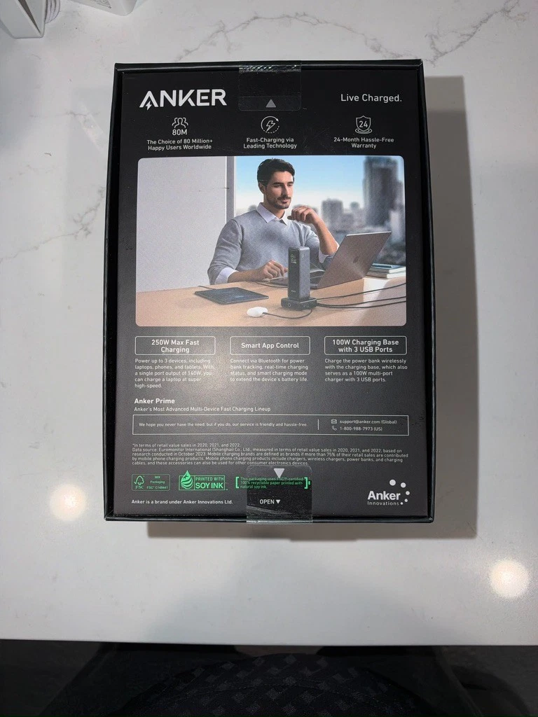 Anker 737 power bank B1340. New old Stock. Never Opened Original Box - product detail image 2
