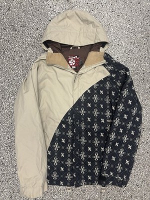 Vintage Quiksilver Boardwear Snow Jacket Brown Snowboarding 90s Winter Size M