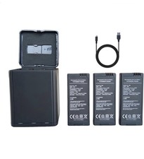 3pcs x 1100mah Lithium Battery for DJI Tello  USB Speed Tello Battery Charger