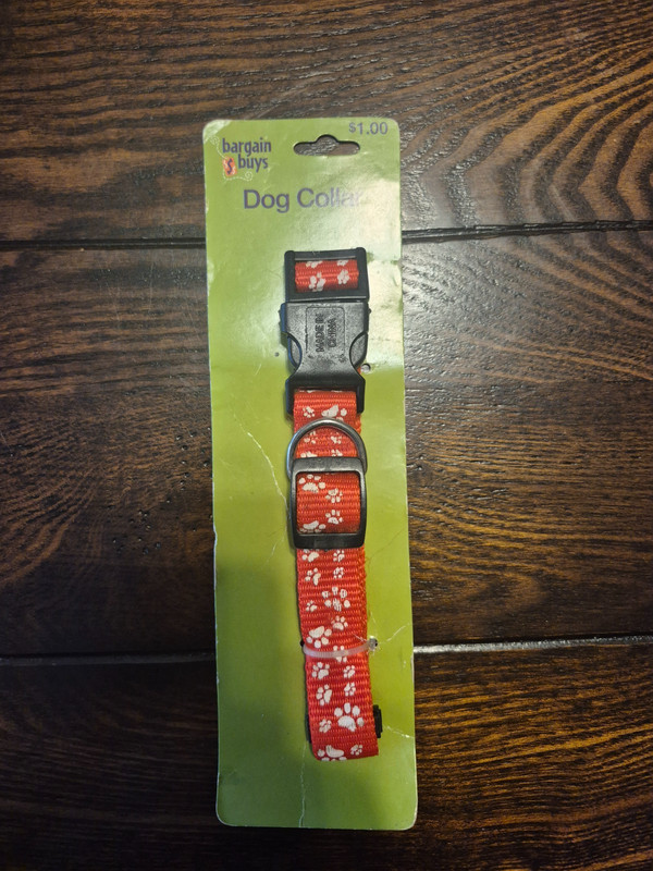 Bargain Buys Red Dog Collar