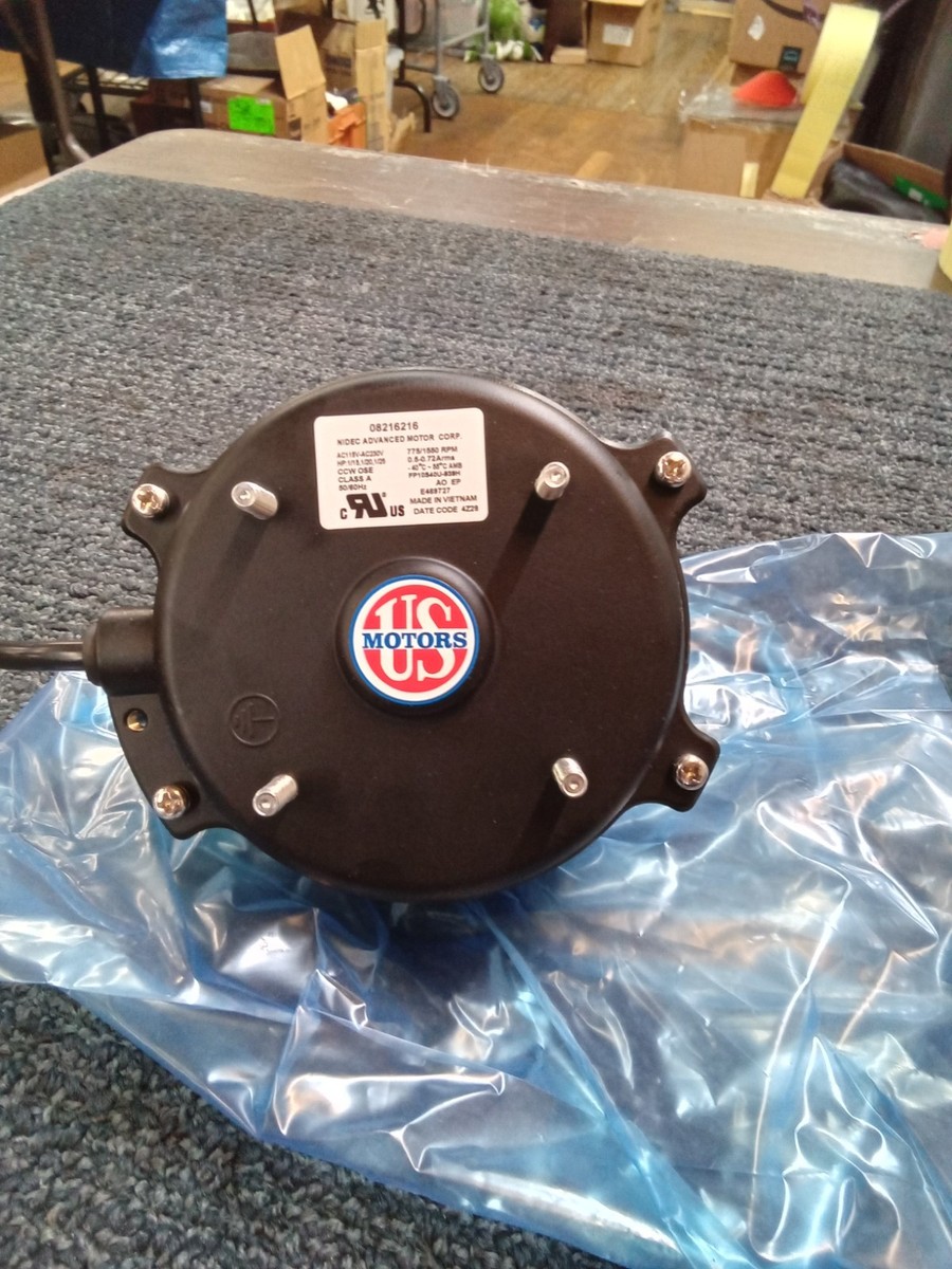 US Motors HTPG Evaporator Fan Motor NIDEC Advanced 775/1550 RPM 1