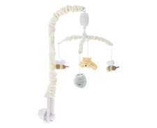 Disney Classic Winnie the Pooh Musical Crib Mobile Hunny Pot Bees Ivory Sage
