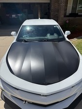2016 Camaro Lt Hood With Black Hood Wrap Finish