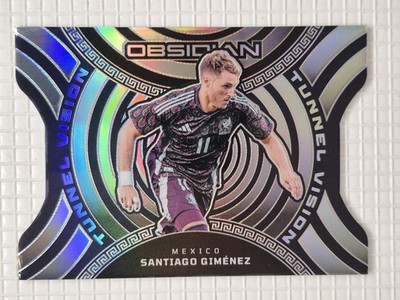 2023-24 Panini Obsidian Soccer - Santiago Gimenez - Mexico - Tunnel Vision /120