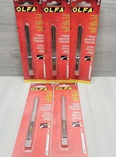 5 OLFA 5018 SVR-1 9mm Stainless Steel Slide-Lock Utility Knife