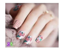 BellaHoot Slim Hawaiian Chevron Nail Polish Strips