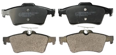 Rear DENCKERMANN B110857 Brake Pad Set, disc brake for ,FORD,OPEL,SAAB