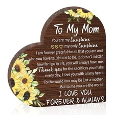 Thank You Gifts for Mom From Daughter Son - To My Mom - 5"Wooden Heart Sign A05