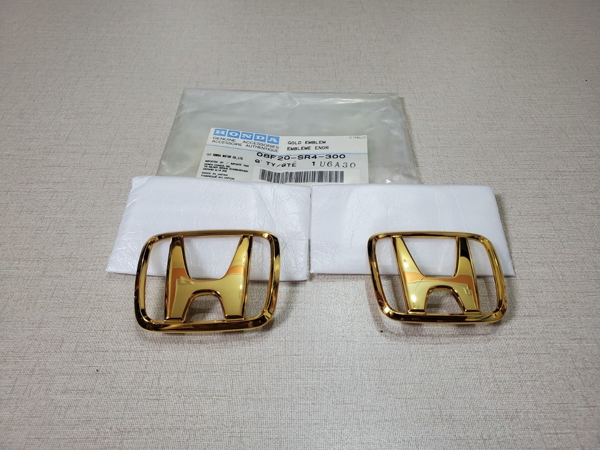Honda Civic 1992 - 1995 SR4 Honda Access Brand New Golden Emblems