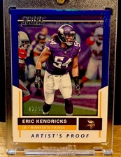  2017 Score Artist's Proof Eric Kendricks Card/35, Minnesota Vikings