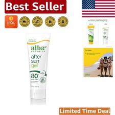 Cooling Aloe Vera Gel - 80 Pure, Post-Sun Treatment, 8 fl. oz. for Dry Skin