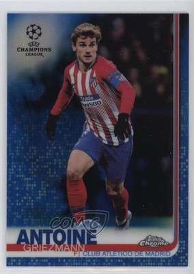 2018 Chrome UEFA Champions League Blue Refractor /150 Antoine Griezmann #84 2oe