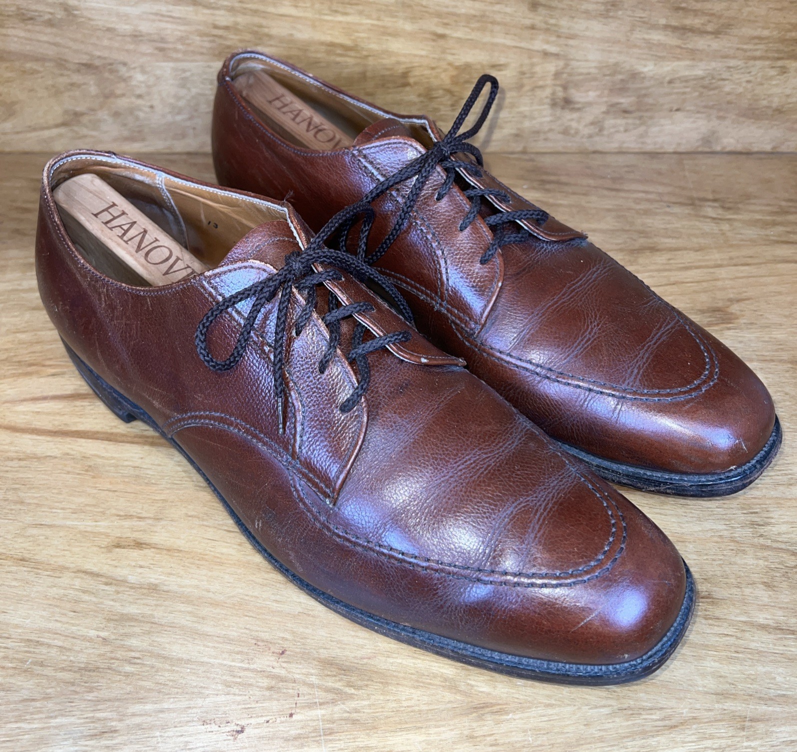 Alden 473 Brown Antiqued Calf Mocc Toe Blucher