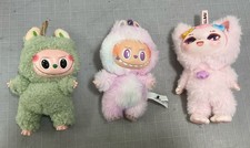 Lot of Three Labubu Plush Dolls