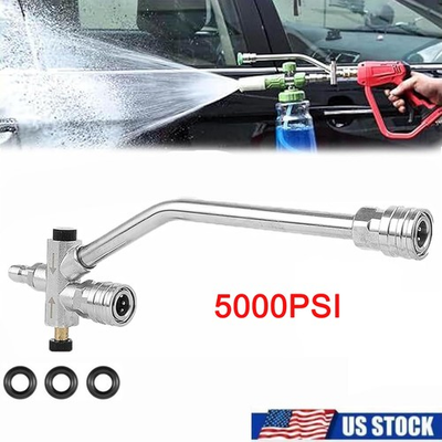 #ad #ad 5000PSI Dual Connector Pressure Washer Foam Blaster 1 4quot; Lance for Foam Cannon $17.99