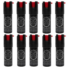 Police Magnum mini pepper spray self defense bulk set 10 PACK 1/2 oz Twist Locks