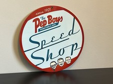 Pep Boys Speed Shop Vintage Style Metal Sign