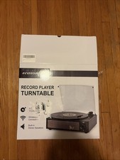 Seasonlife Bluetooth Record Player 3-Speed Turntable wireless connection