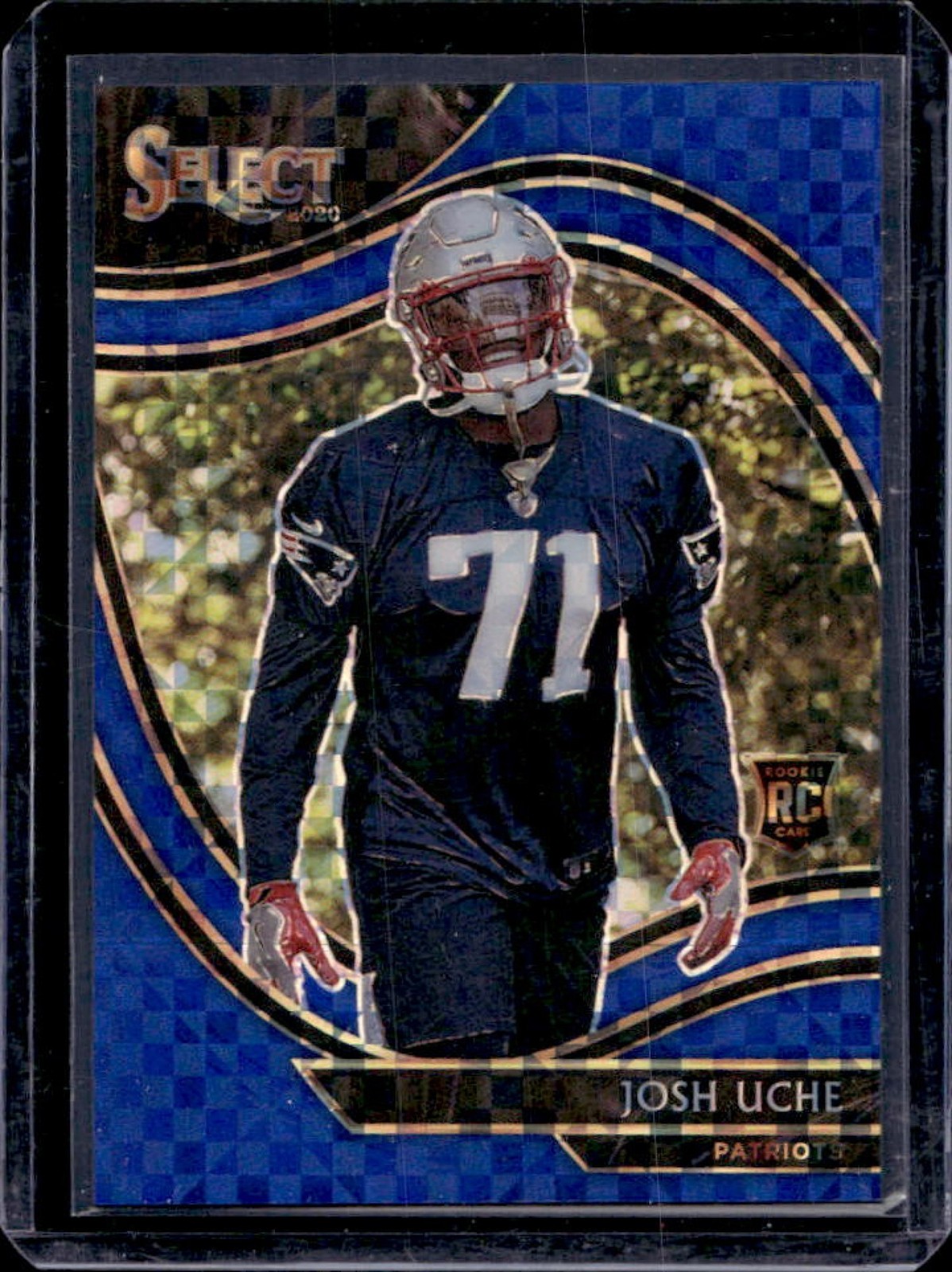 Josh Uche Panini Select #395 Blue