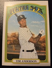 2021 Topps Heritage Baseball Tim Anderson #243 Chicago White Sox