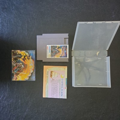 The Magic of Scheherazade NES Nintendo w Map, Cart, Manual and Case CLEAN COPY!