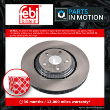 2x Brake Discs Pair Vented fits LEXUS NX200t 2.5 Front 2014 on 2AR-FXE 328mm Set