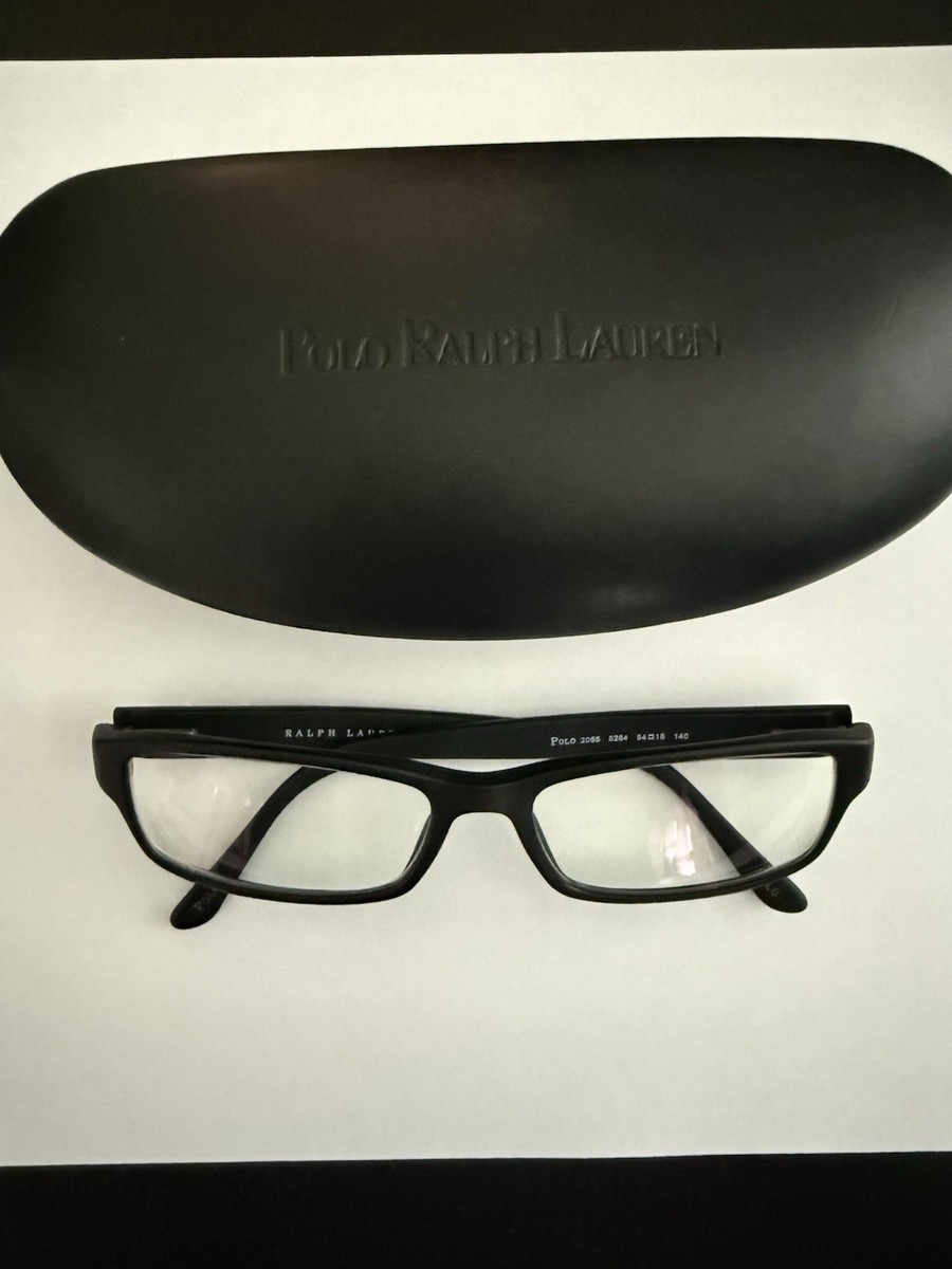 POLO Ralph Lauren Black Matte Eyeglass Frames 2065 5284 5418 140