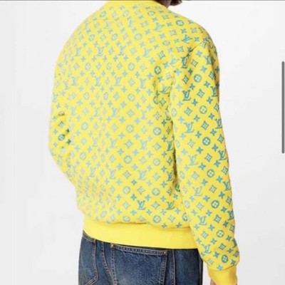 Louis Vuitton Rainbow Monogram Playground Sweatshirt XL Yellow