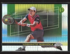 YOSHIHITO NISHIOKA 2024 TOPPS CHROME TENNIS PRISM REFRACTOR 1ST