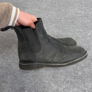 Dr Martens Boots Men 13 Black Leather Walt Chelsea Pull On Doc *READ* Dr. Martens Leather Upper Chelsea Boots for Men for Sale  main image 4