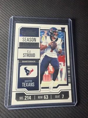 2023 Panini Contenders - Season Ticket C.J. Stroud #40 (RC)