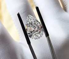 Lab Grown CVD Diamond 2.9 Ct Pear Brilliant D Color VVS1 IGL Loose Gemstone 6FHE