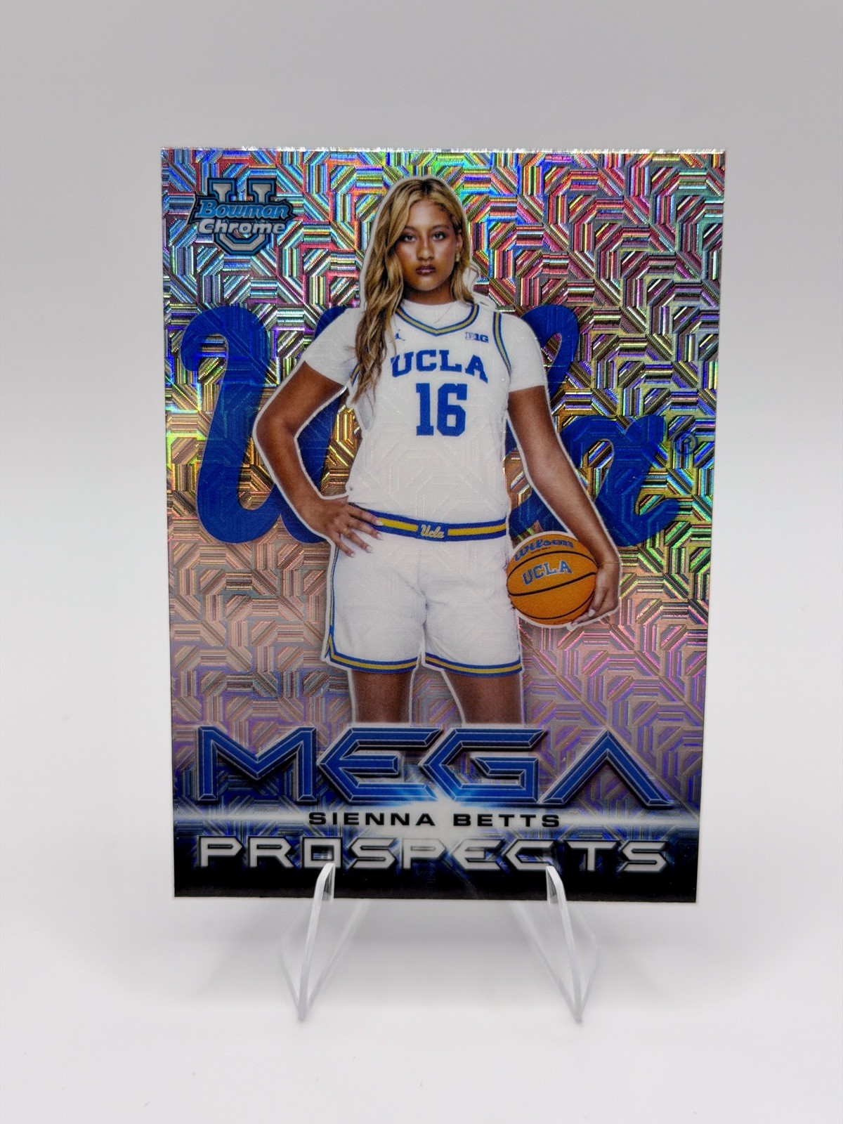 2025-26 Bowman Chrome Sienna Betts Mega Prospects Mojo Refractor #MP-6 UCLA