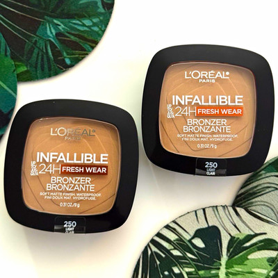 L'Oréal Paris Infallible 24H Fresh Wear Bronzer 250 Light Clair Matte 0.31oz