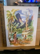 April 17 1971 Menu Dinner S. S. Monterey Tahiti Vintage Ship item