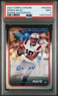 2024 TOPPS CHROME RC AUTO VARIATIONS REFRACTOR DRAKE MAYE  ROOKIE RC PSA 9