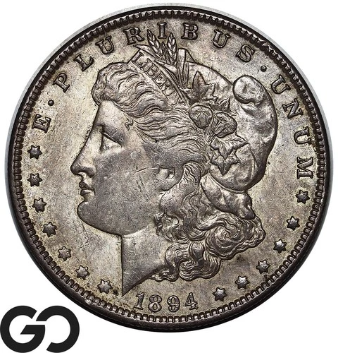 1894-O Morgan Silver Dollar Coin, Lower Mintage Choice XF+ Better Date