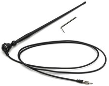 - Marine Black AM-FM Rubber Ducky 15 Inch Antenna Kit - for ATV, Boat, Camper...