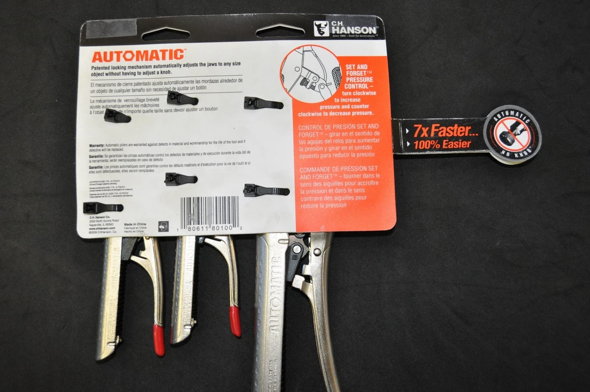 Ch hanson sale automatic locking pliers